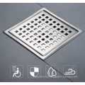 Electroplated Nickel Brushed Floor Drains